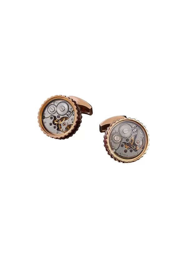 Cufflinks>TATEOSSIAN Round Skeleton Gear Cufflinks