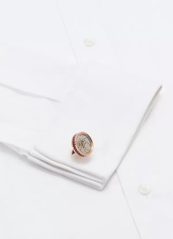 Cufflinks>TATEOSSIAN Round Skeleton Gear Cufflinks