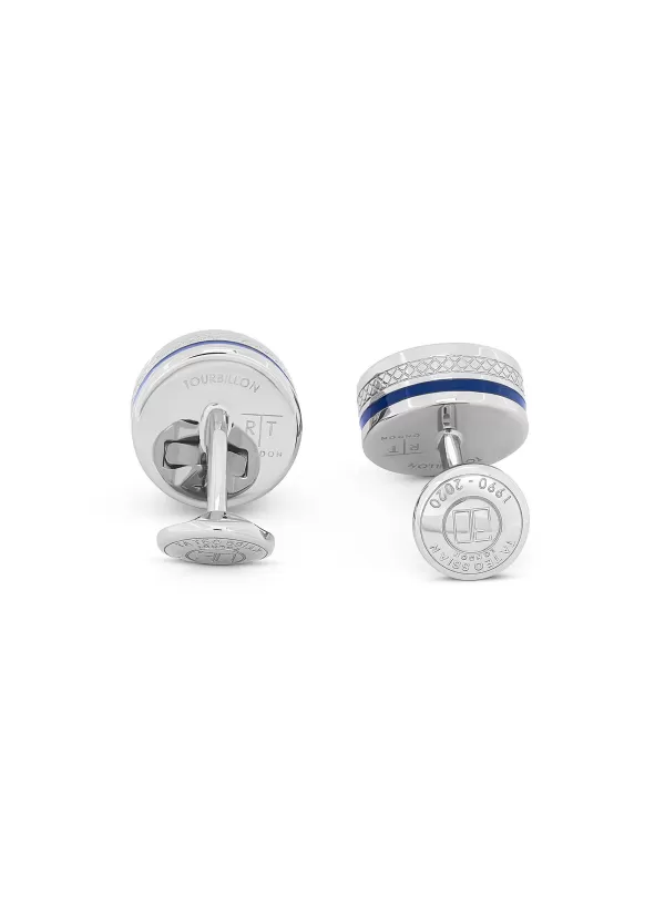 Cufflinks>TATEOSSIAN Round Skeleton Tourbillon Cufflinks