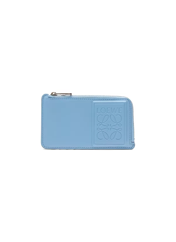 Small Leather Goods>LOEWE Rubber Injection Leather Coin Cardholder