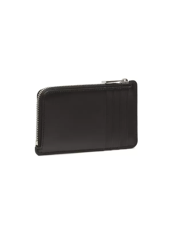 Small Leather Goods>LOEWE Rubber Injection Leather Coin Cardholder