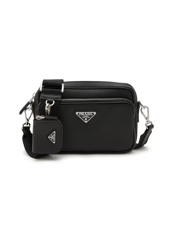 Crossbody>PRADA Saffiano Leather Crossbody Bag