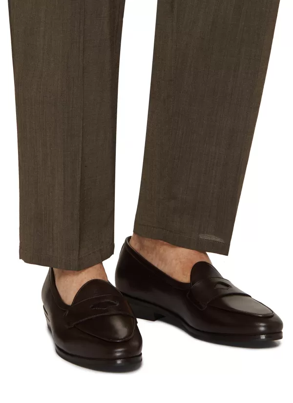 Flats>BAUDOIN & LANGE Sagan Ginkgo Ivy Loafers