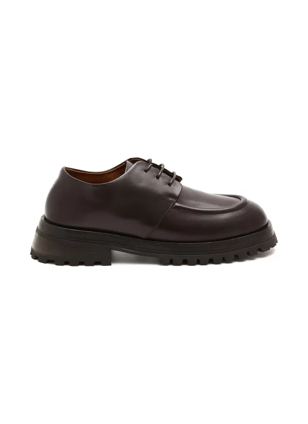 Formal Shoes>MARSÈLL Scalarmato Leather Derby Shoes