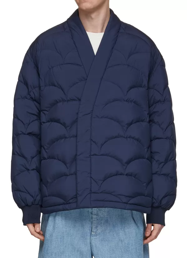 Puffer>KENZO Seigaiha Kimono Light Down Jacket