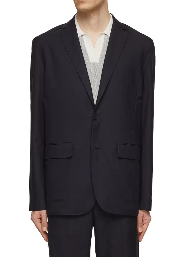 Suits>ORLEBAR BROWN Sepher Merino Wool Blazer