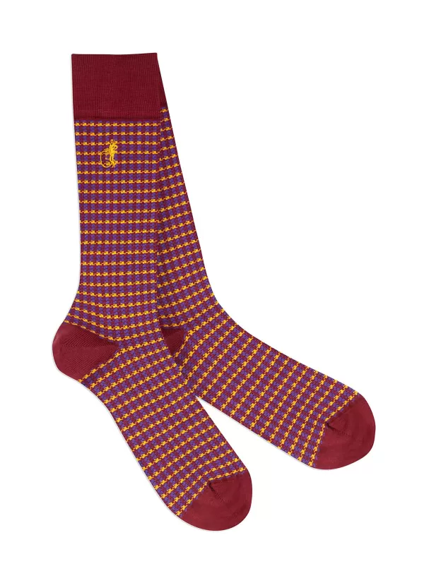 Socks>LONDON SOCK COMPANY Shaken & Stirred Mid-Calf Socks