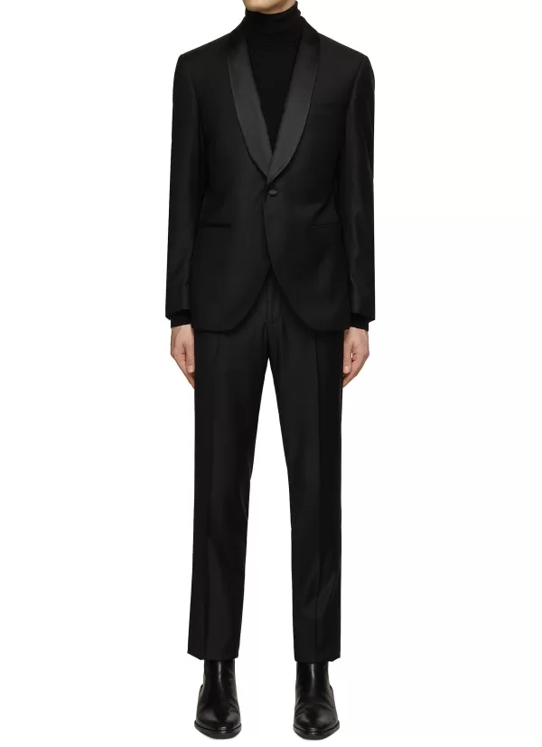 Suits>EQUIL Shawl Lapel Loro Piana Super 150S Tuxedo