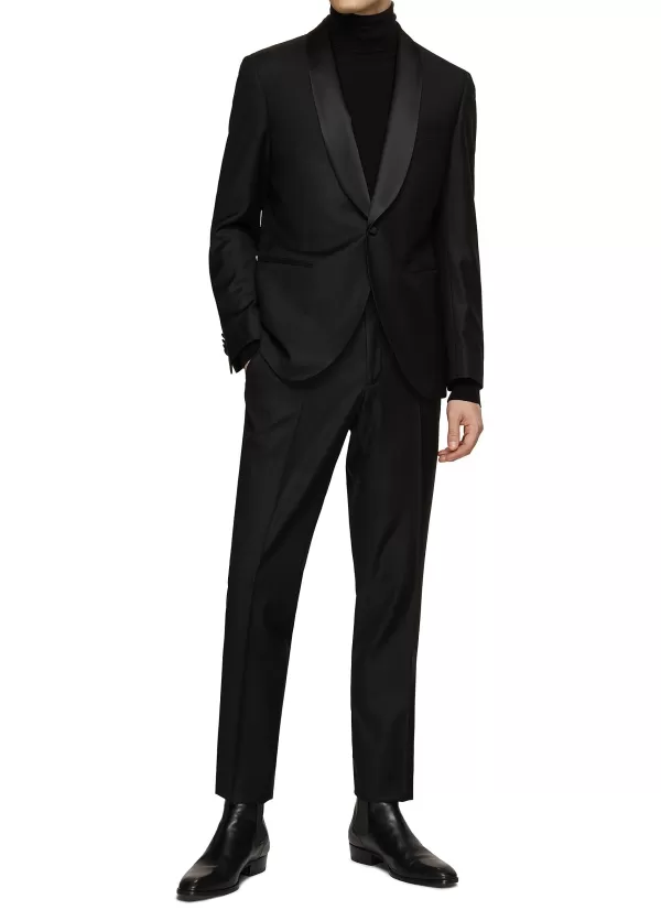 Suits>EQUIL Shawl Lapel Loro Piana Super 150S Tuxedo