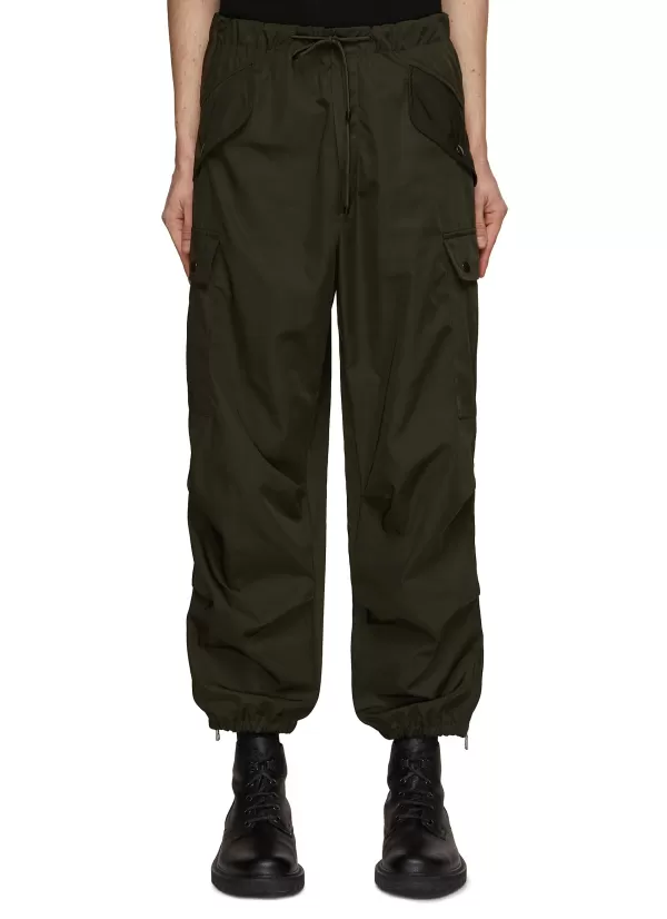 Pants>DRIES VAN NOTEN Side Zip Loose Fit Cargo Pants