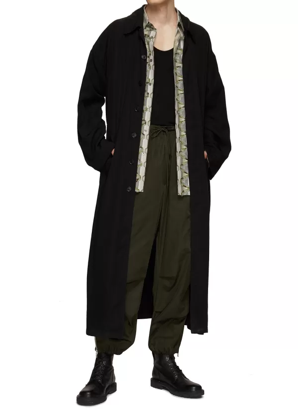 Pants>DRIES VAN NOTEN Side Zip Loose Fit Cargo Pants