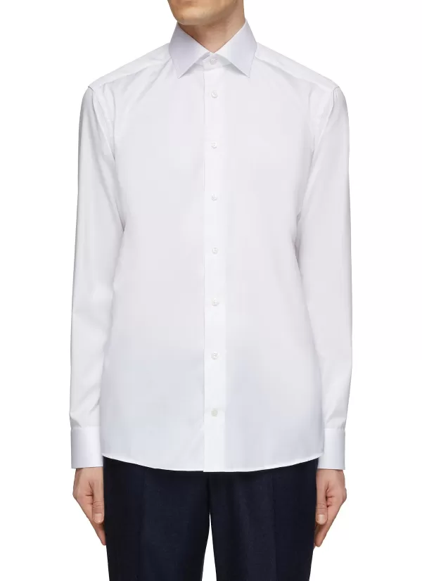 Shirts>ETON Signature Twill Cotton Shirt