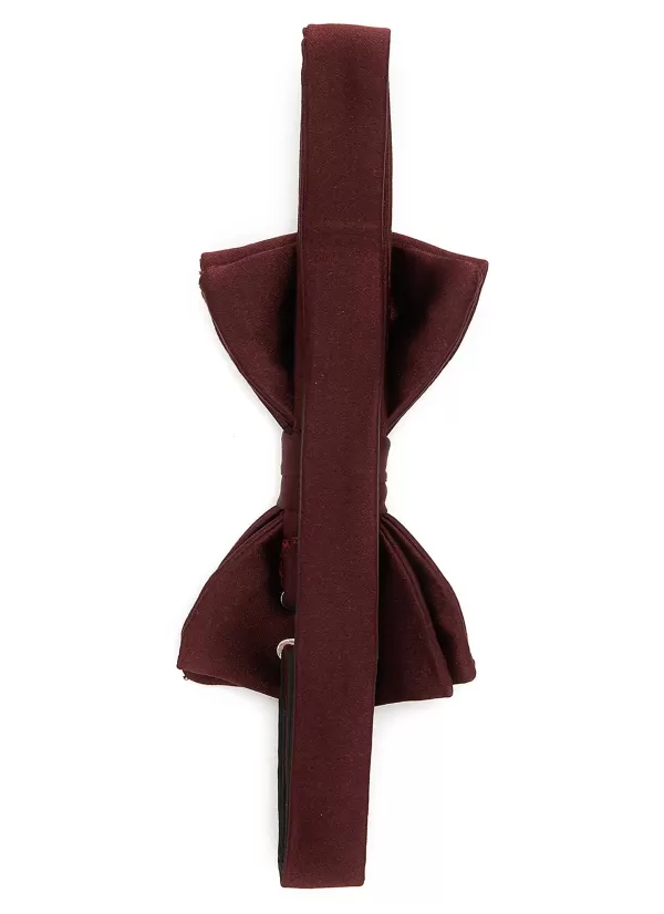 Ties>STEFANOBIGI MILANO Silk Satin Jacquard Bow Tie