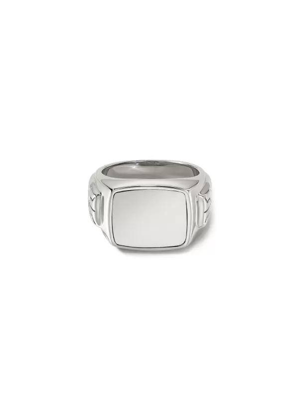 Fine Jewellery>JOHN HARDY Silver Signet Ring — Size 09