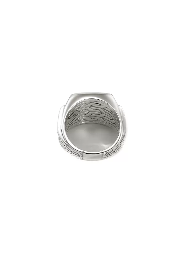 Fine Jewellery>JOHN HARDY Silver Signet Ring — Size 09