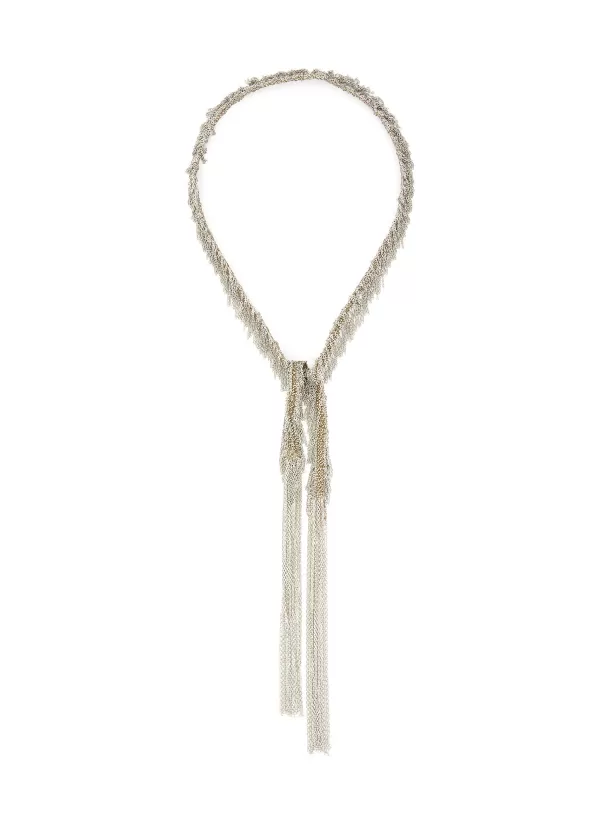 Fashion Jewellery>MARIE LAURE CHAMOREL Silver Toned Metal Necklace