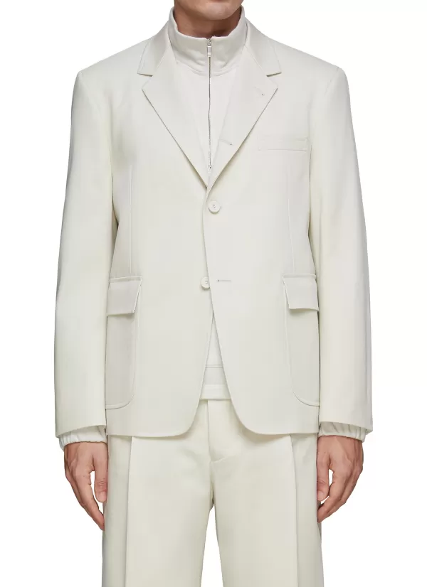 Suits>THOM BROWNE Single Breasted Blazer