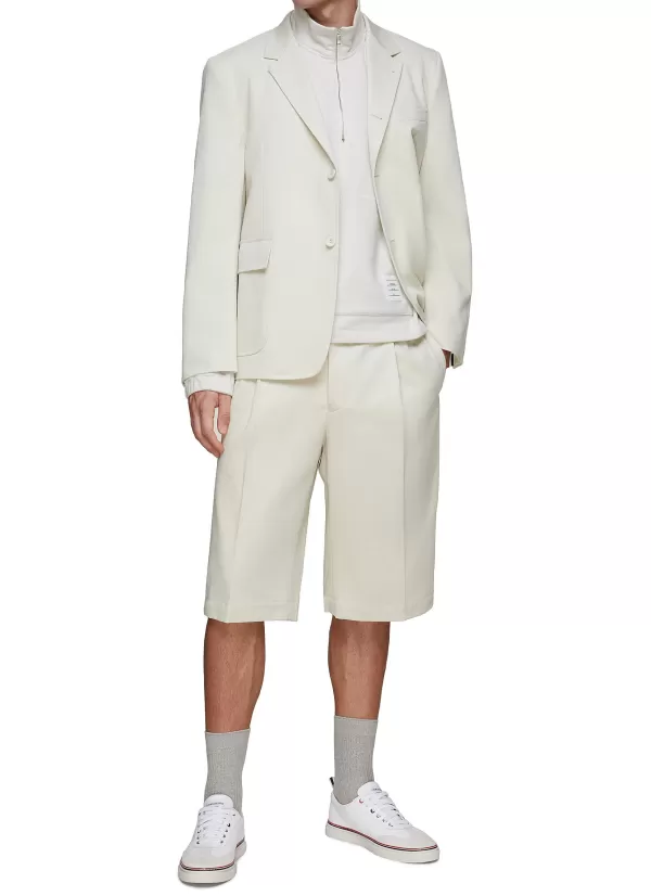 Suits>THOM BROWNE Single Breasted Blazer