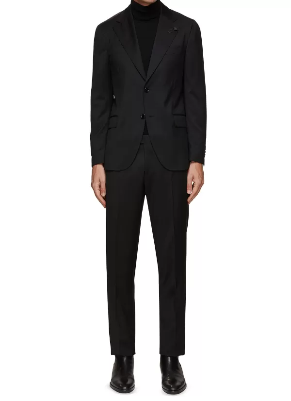 Suits>LARDINI Single Breasted Notch Lapel Suit