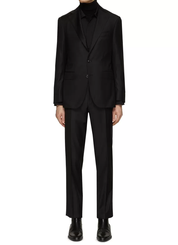 Suits>CANALI Single Breasted Notch Lapel Suit