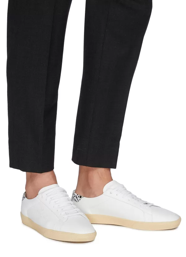 Sneakers>SAINT LAURENT Sl06 Printed Tab Sneakers