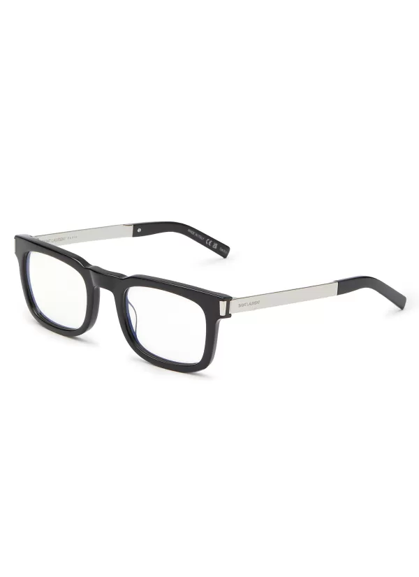 Eyewear>SAINT LAURENT Sl581-003 Acetate Square Sunglasses