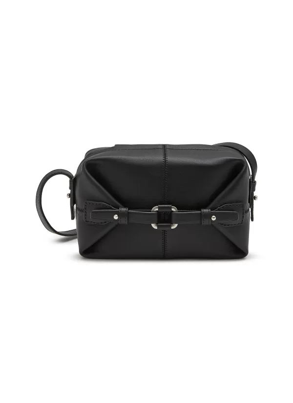 Crossbody>BONASTRE Small Airbag Leather Crossbody Bag