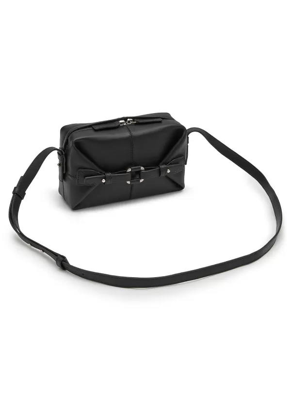 Crossbody>BONASTRE Small Airbag Leather Crossbody Bag