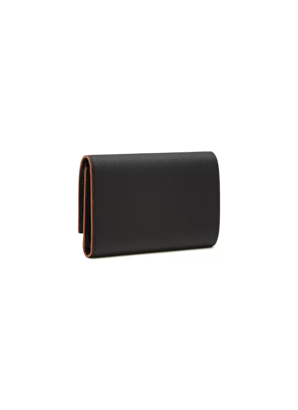 Small Leather Goods>LOEWE Small Anagram Grained Leather Wallet