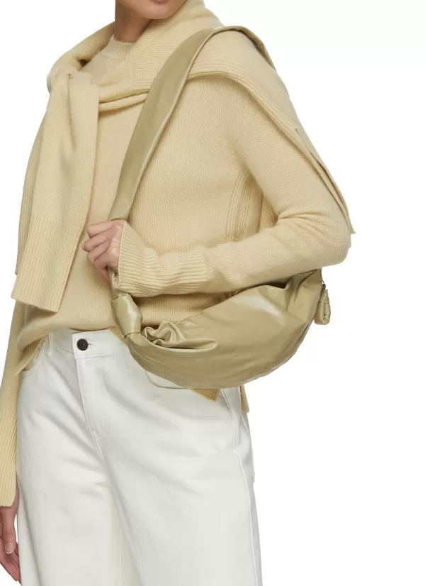 Crossbody>LEMAIRE Small Croissant Leather Crossbody Bag