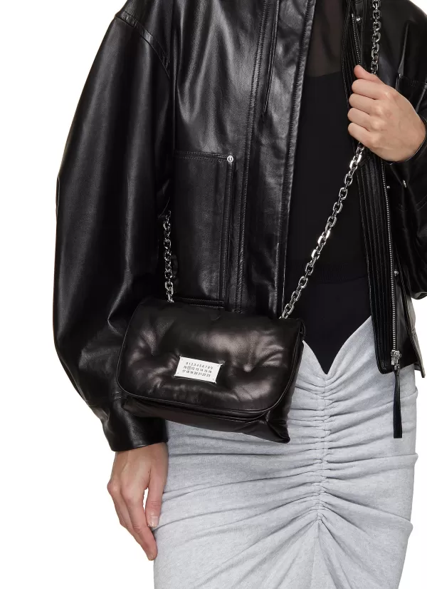 Crossbody>MAISON MARGIELA Small Glam Slam Leather Crossbody Bag