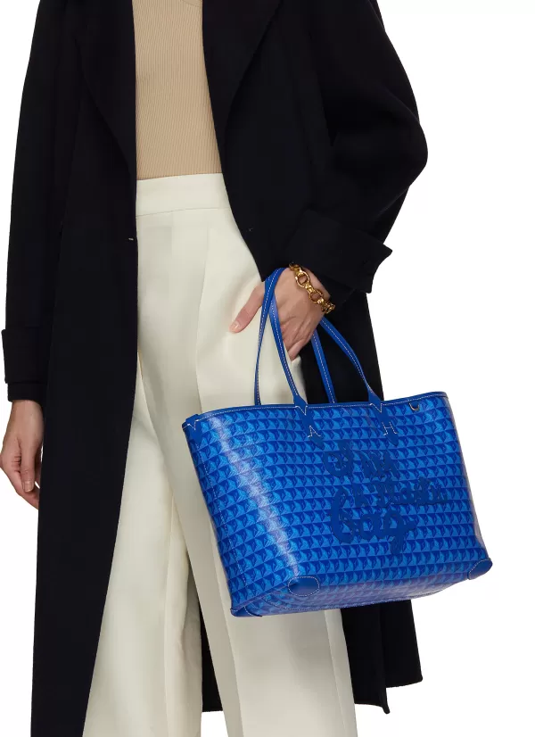 Small Leather Goods>ANYA HINDMARCH Small I Am A Plastic Bag Recycled Canvas Tote Bag