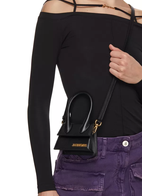 Crossbody>JACQUEMUS Small Le Chiquito Leather Shoulder Bag