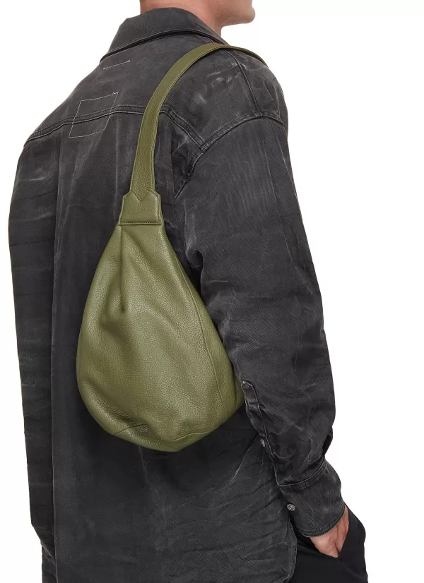 Backpacks>DISCORD YOHJI YAMAMOTO Small Y Leather Crossbody Bag