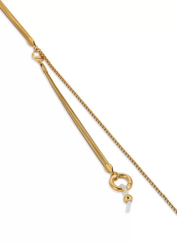 Eyewear>FOR ART's SAKE Snake 18K Gold Plated Eyewear Chain