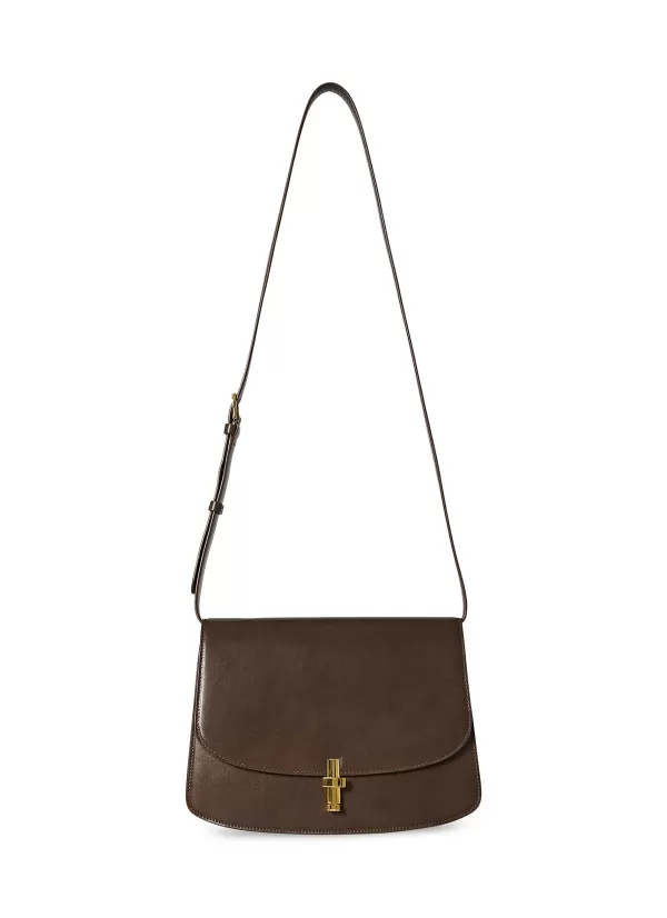 Crossbody>THE ROW Sofia 10 Leather Crossbody Bag