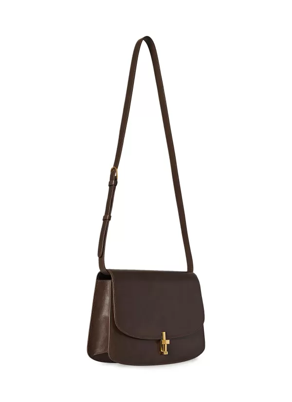 Crossbody>THE ROW Sofia 10 Leather Crossbody Bag