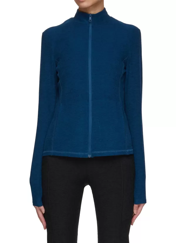 Jackets>BEYOND YOGA Spacedye On The Go Mock Neck Jacket