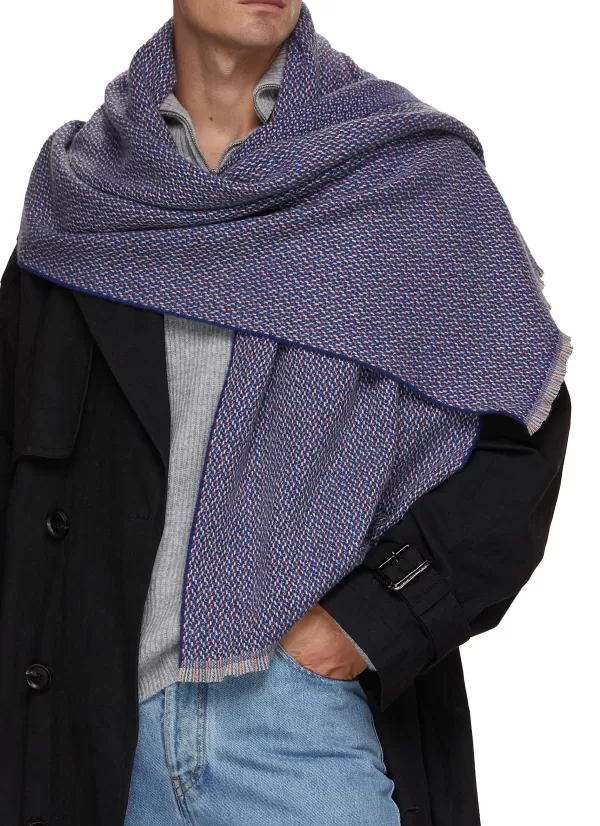 Scarves>JOHNSTONS OF ELGIN Speckled Cashmere Scarf