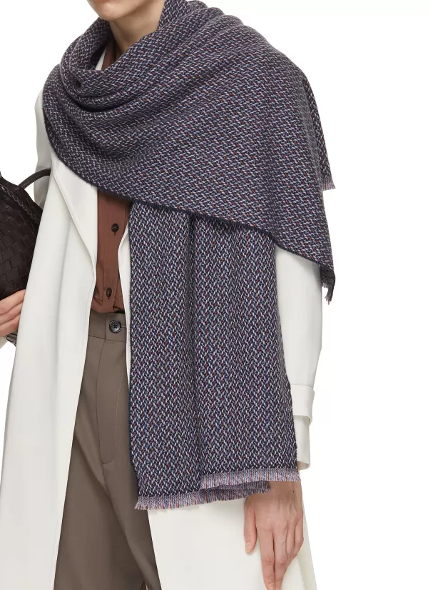 Scarves & Wraps>JOHNSTONS OF ELGIN Speckled Cashmere Scarf