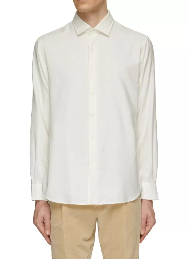 Shirts>TOMORROWLAND Spread Collar Dress Shirt