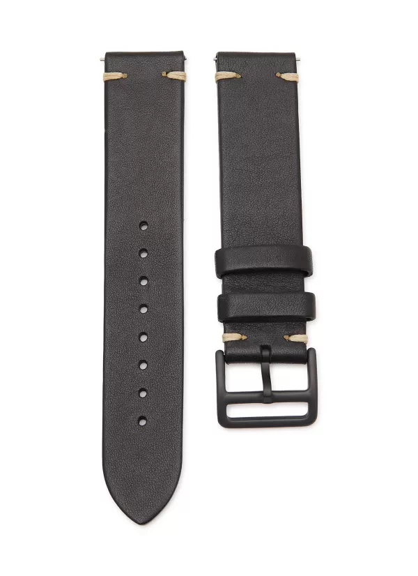 Watches>CUSTOM T. WATCH ATELIER Steel Pin Buckle Leather Watch Strap