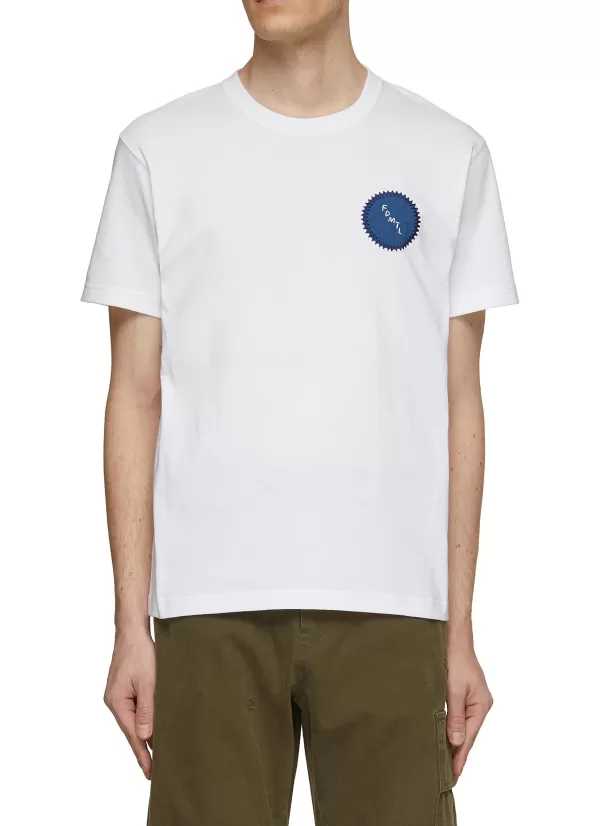 T-Shirts>FDMTL Stitched Logo Patch T-Shirt