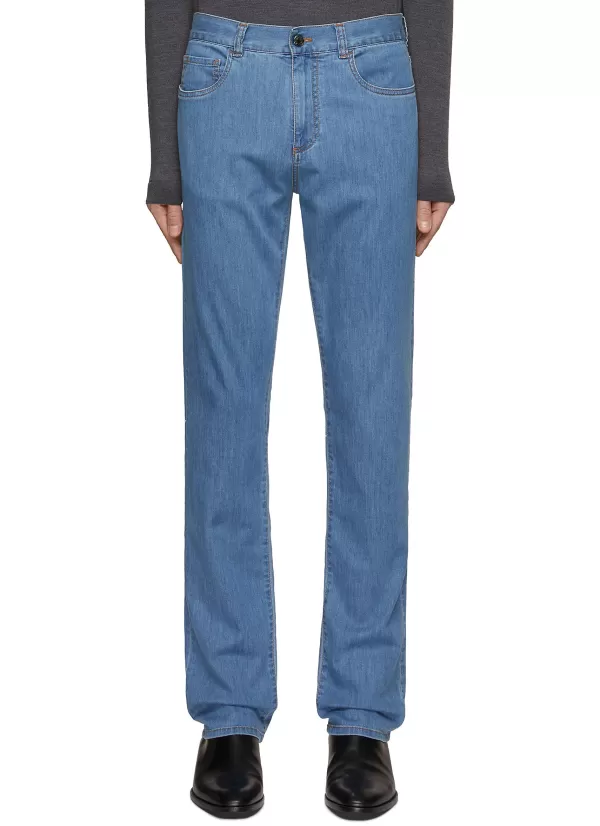 Pants>CANALI Straight Leg Jeans