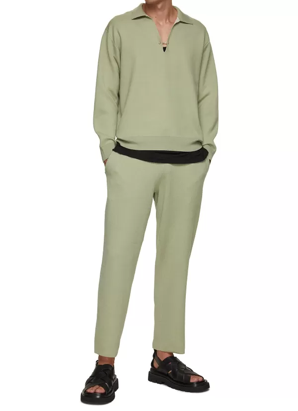 Pants>ATTACHMENT Straight Leg Knit Lounge Pants