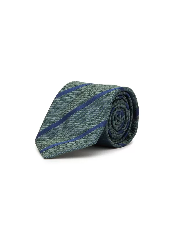 Ties>STEFANOBIGI MILANO Striped Silk Tie