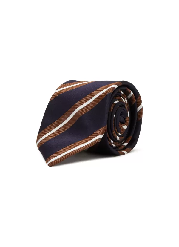 Ties>STEFANOBIGI MILANO Striped Silk Tie