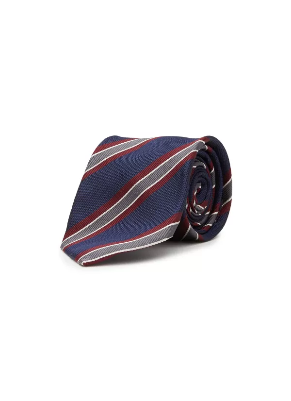 Ties>STEFANOBIGI MILANO Striped Silk Tie