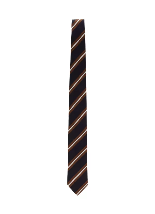 Ties>STEFANOBIGI MILANO Striped Silk Tie