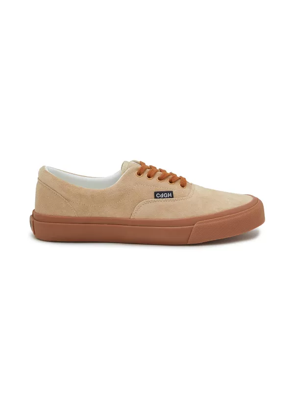 Sneakers>COMME DES GARÇONS HOMME Suede Low Top Sneakers